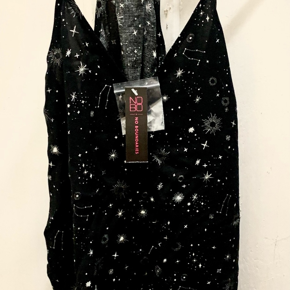 NWT No Boundaries Celestial Racerback Tank Top